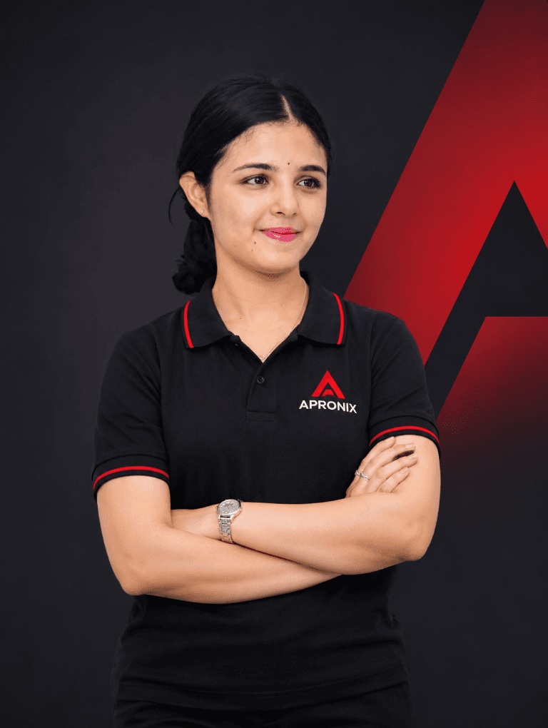 Portrait of Tejasvi, Human Resources at Apronix Tech
